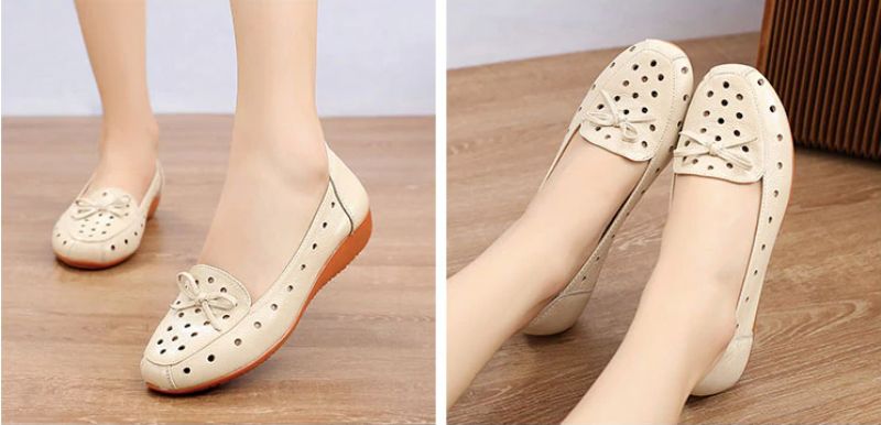 Delfina Dames Loafer Zwarte Schoenen - Groen Hol