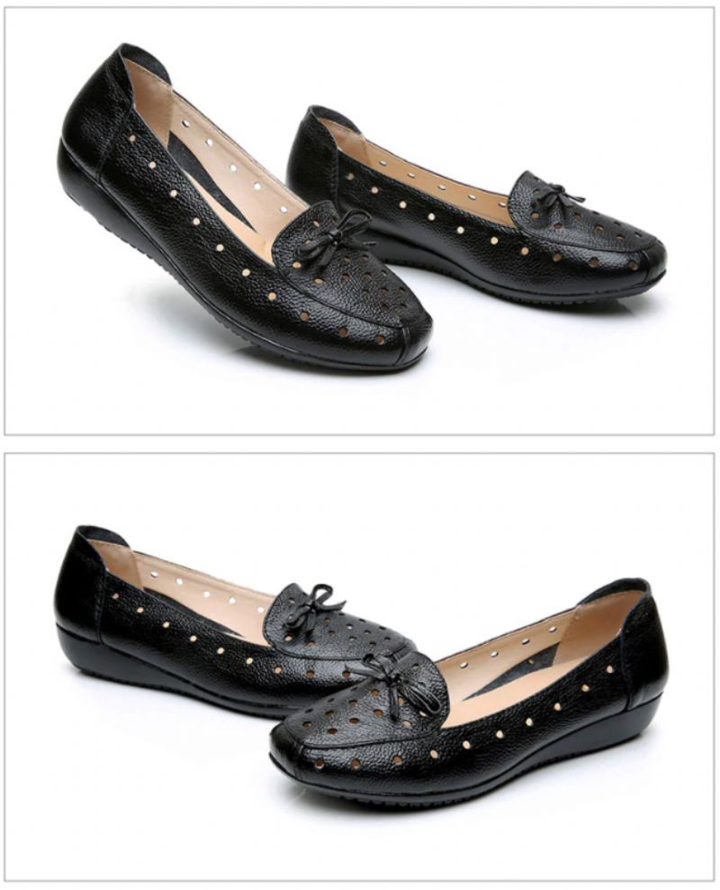 Delfina Dames Loafer Zwarte Schoenen - Groen Hol