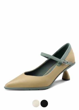 Delia Dames Leren Jurk Pumps
