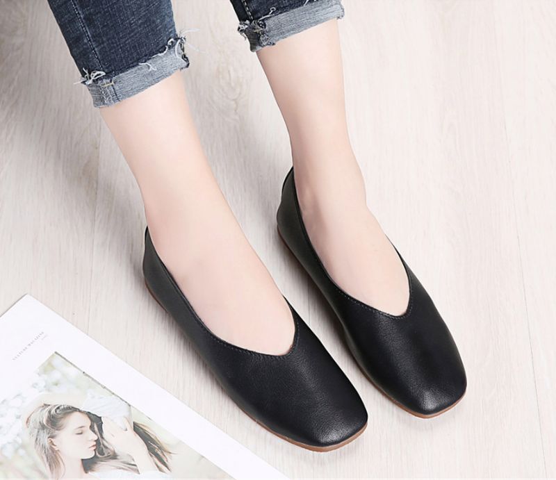 Delia Dames Loafer Zwarte Schoenen - Zwart