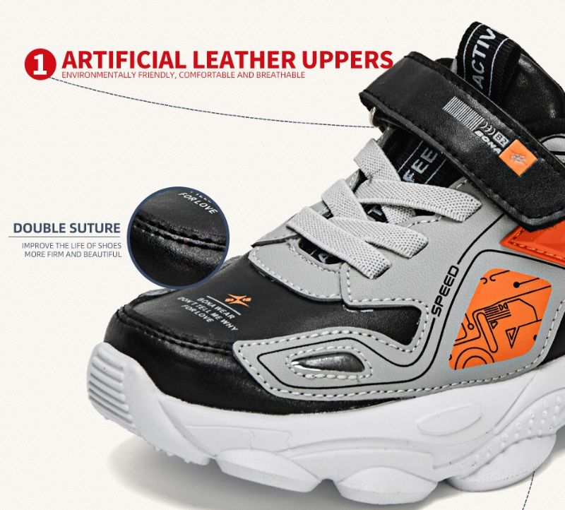 Delian Jongens Hardloopschoenen - Grijs