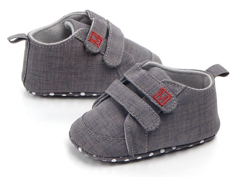 Delmey Baby Jongens Casual Sneakers - Grijs