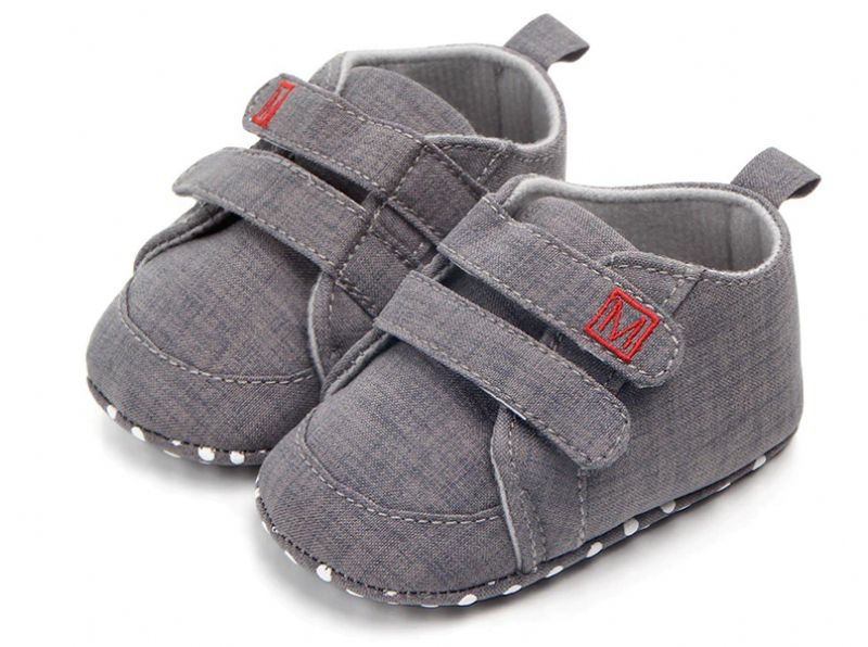 Delmey Baby Jongens Casual Sneakers - Grijs