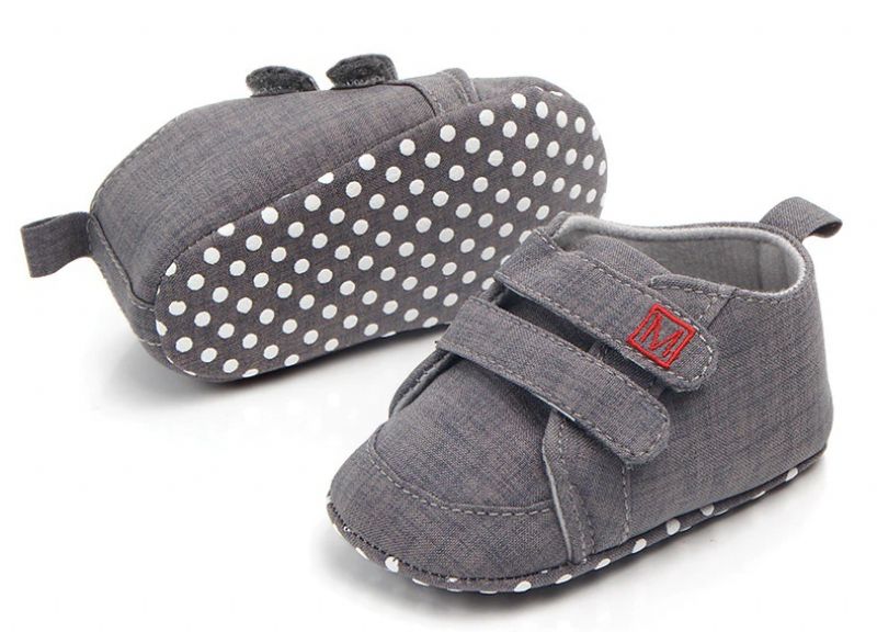 Delmey Baby Jongens Casual Sneakers - Grijs