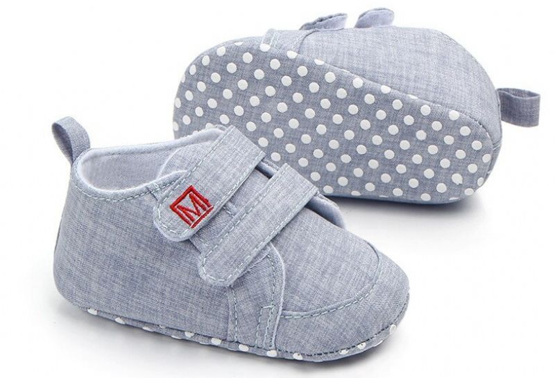 Delmey Baby Jongens Casual Sneakers - Grijs