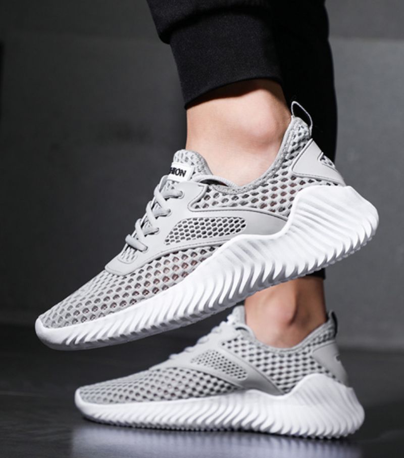 Delmey Heren Mode Sneakers - Grijs
