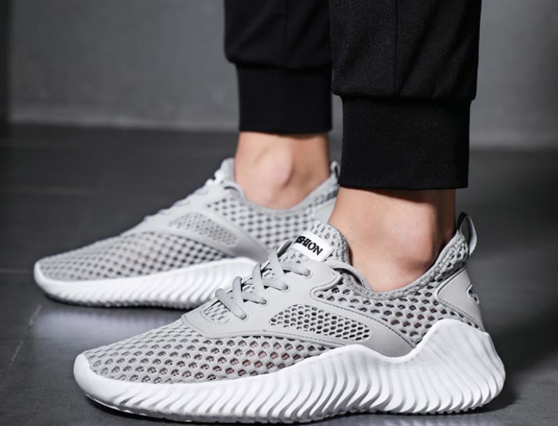 Delmey Heren Mode Sneakers - Grijs