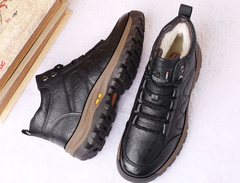 Delpiero Heren Casual Sneakers - Zwart