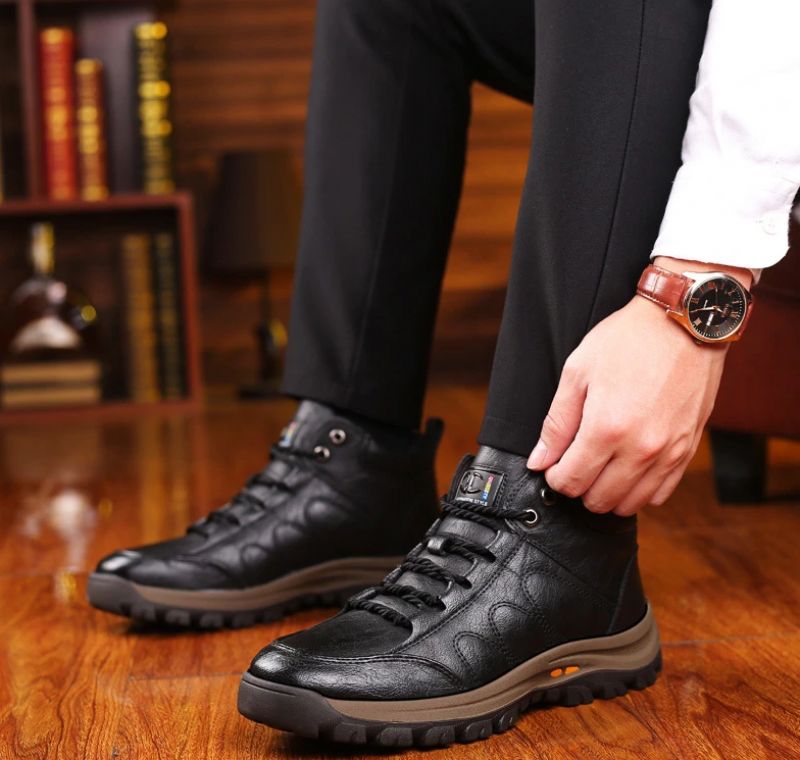 Delpiero Heren Casual Sneakers - Zwart