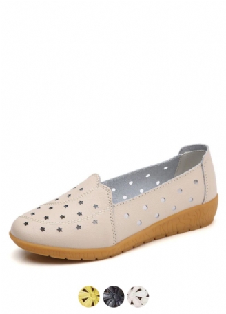 Delu Dames Leren Loafer Schoenen