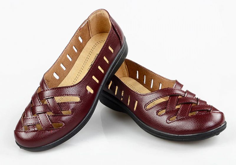 Delu Dames Loafer Zwarte Schoenen - Zwart