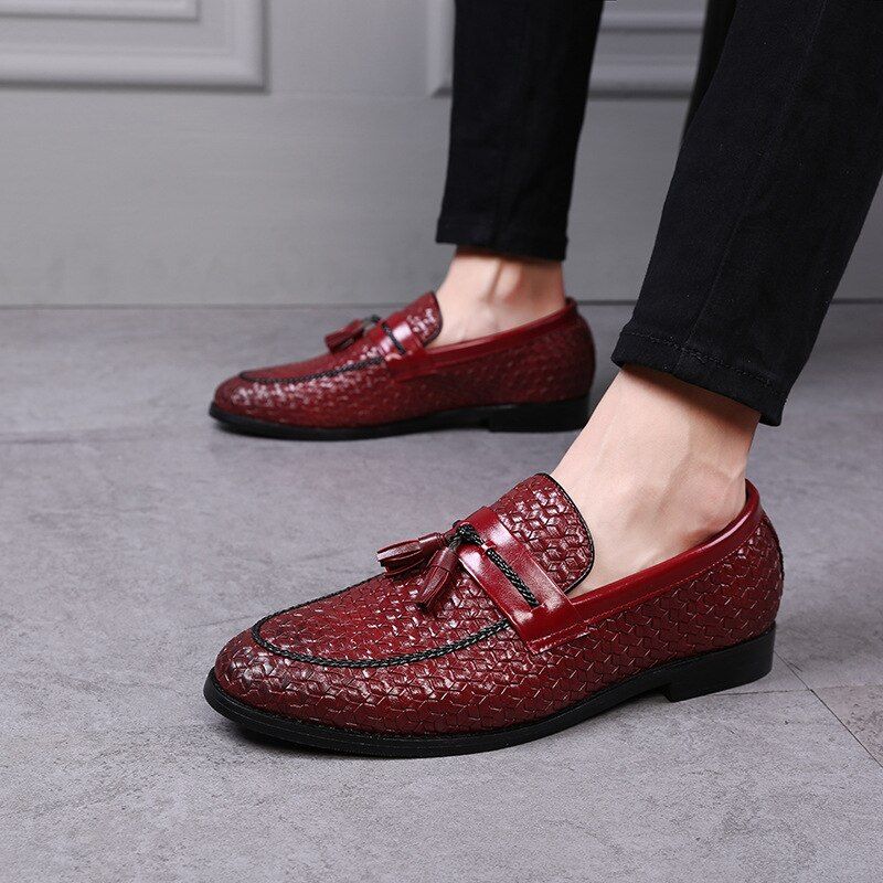 Delvet Heren Loafers Luxe Schoenen - Blauw