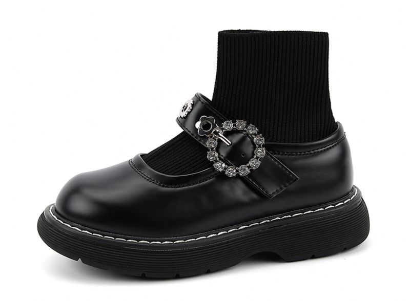Demi Meisjes Platte Schoenen - Zwart