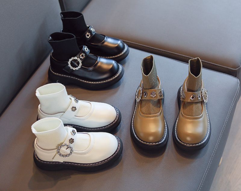 Demi Meisjes Platte Schoenen - Zwart