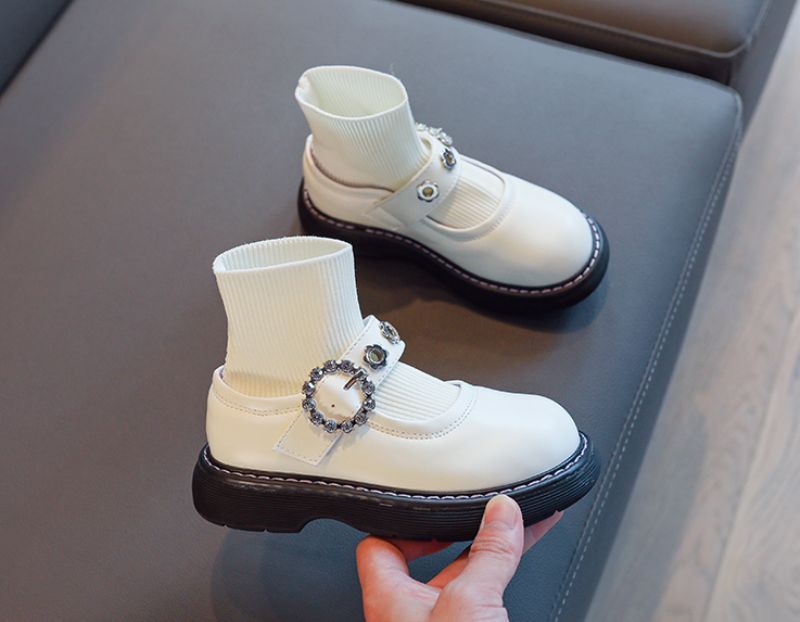 Demi Meisjes Platte Schoenen - Zwart