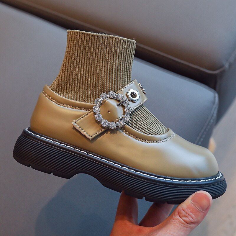 Demi Meisjes Platte Schoenen - Zwart