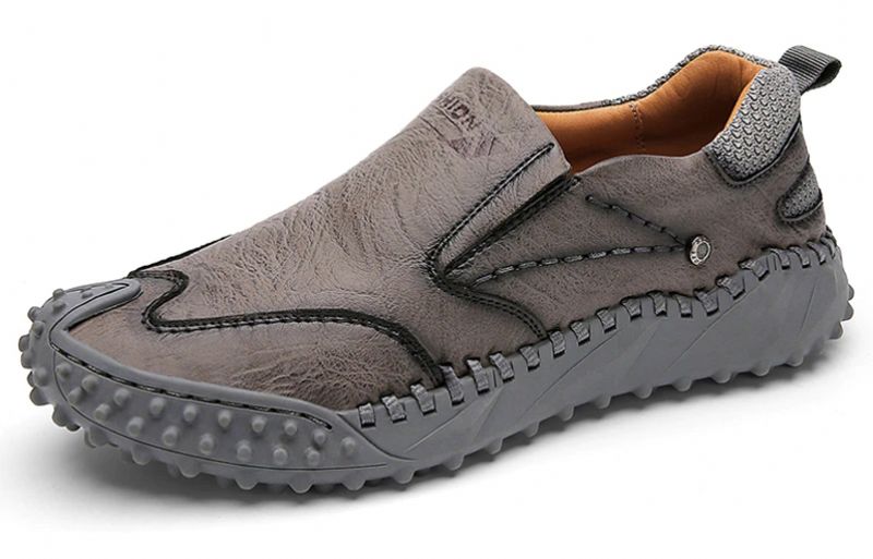 Dennis Heren Loafers Klassieke Schoenen - Grijs