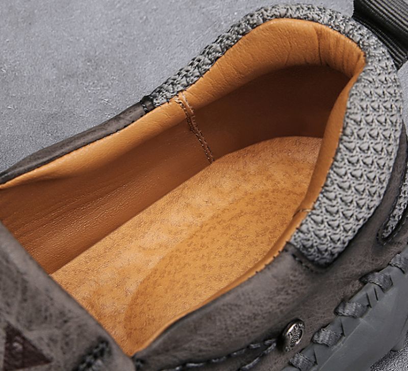 Dennis Heren Loafers Klassieke Schoenen - Grijs