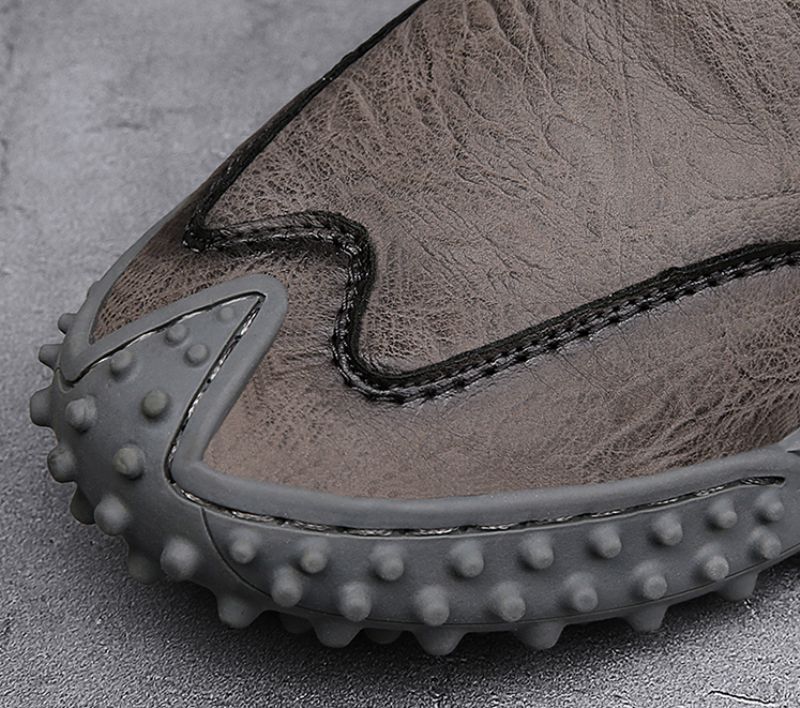 Dennis Heren Loafers Klassieke Schoenen - Grijs