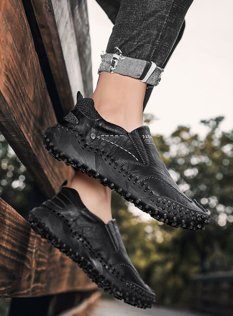 Dennis Heren Loafers Klassieke Schoenen - Grijs
