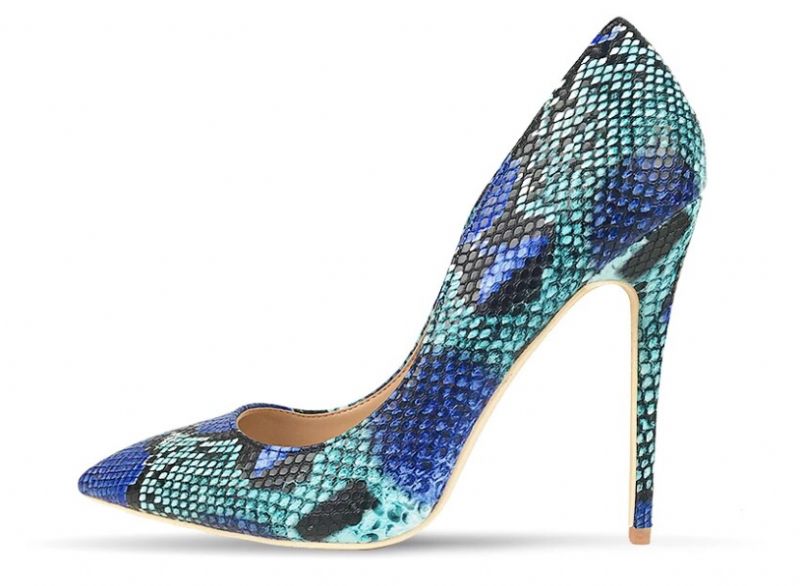 Denny Dames Pumps Schoenen - Blauw