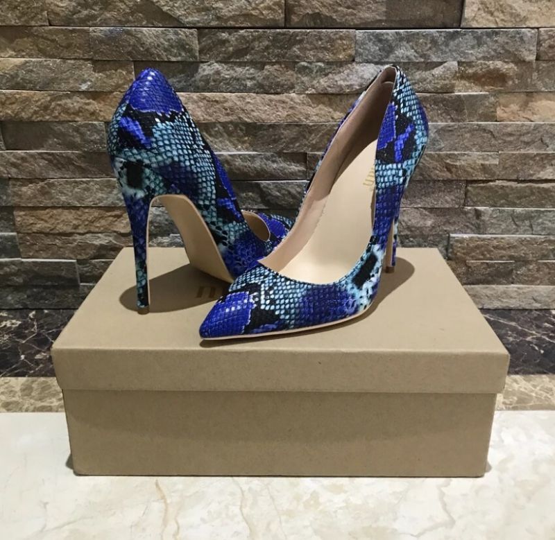 Denny Dames Pumps Schoenen - Blauw