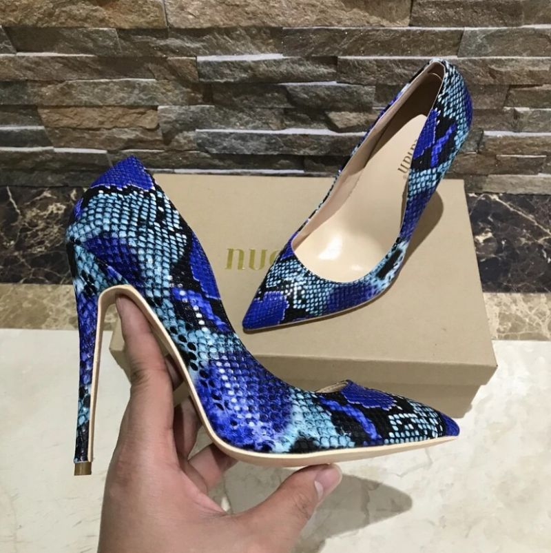 Denny Dames Pumps Schoenen - Blauw