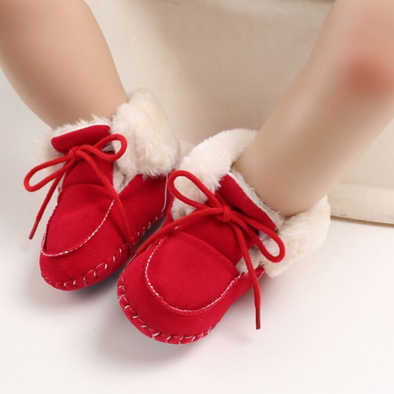 Denzel Baby Jongens Winterlaarzen - Marineblauw Bont