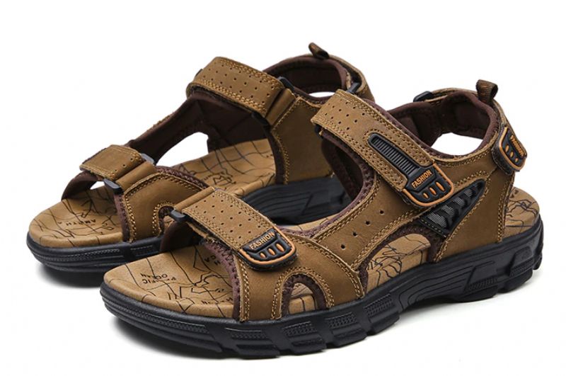 Dereck Heren Outdoor Sandalen - Koffie