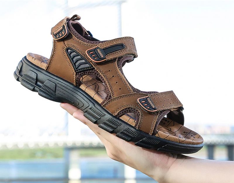 Dereck Heren Outdoor Sandalen - Koffie