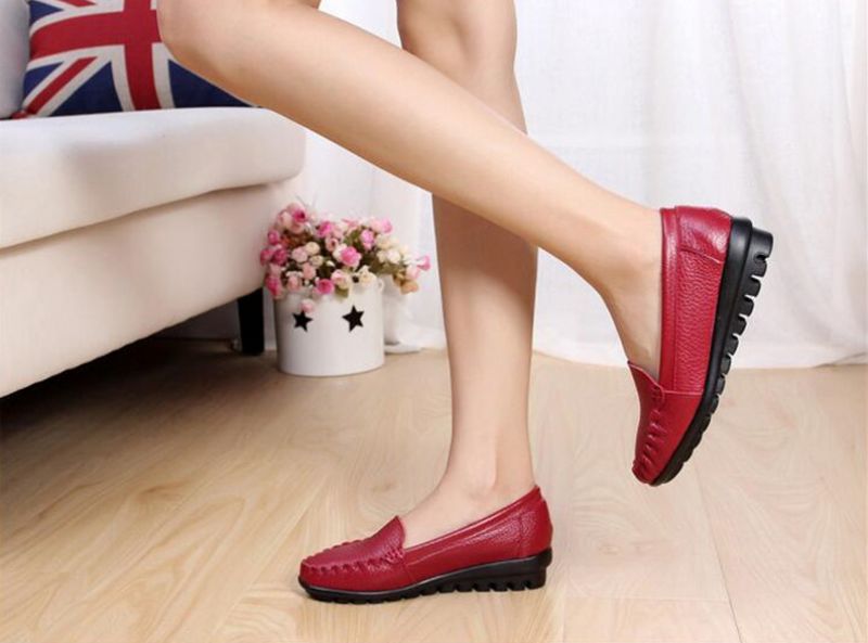 Desiree Dames Loafer Schoenen - Rood
