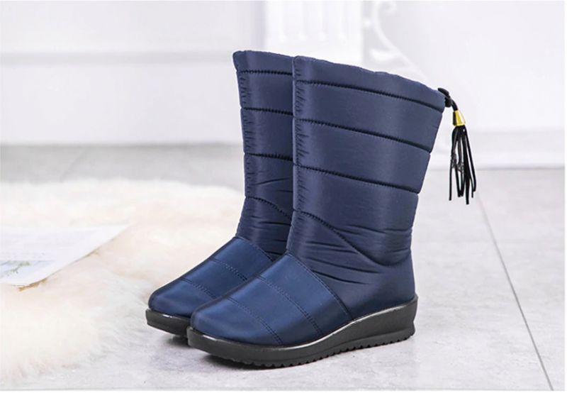 Devany Laarzen Mid Calf - Wijnrood