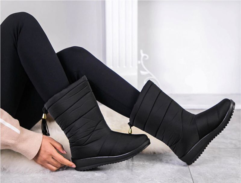 Devany Laarzen Mid Calf - Wijnrood