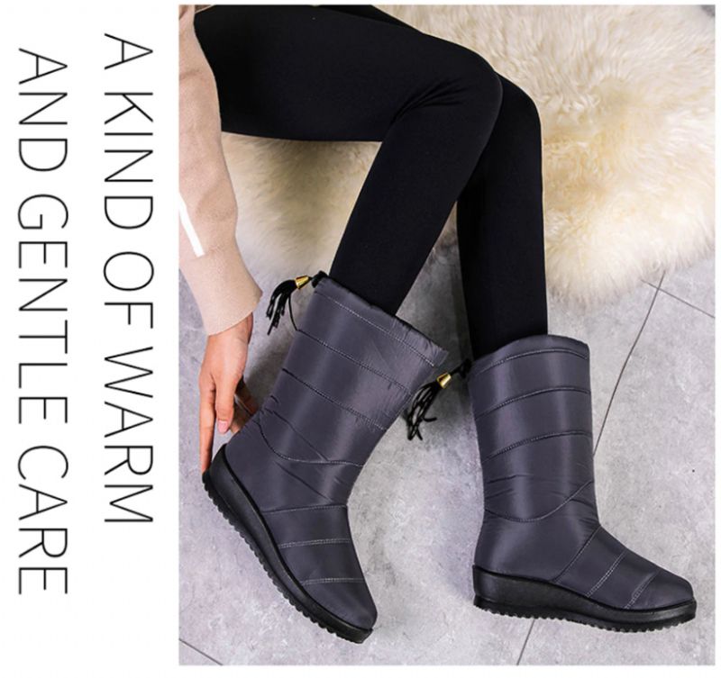 Devany Laarzen Mid Calf - Wijnrood