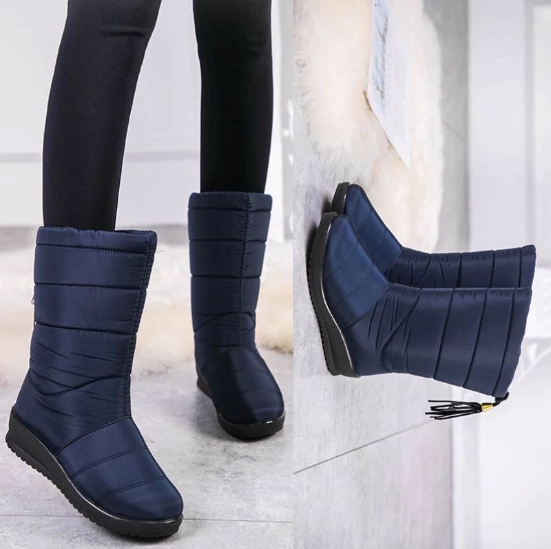 Devany Laarzen Mid Calf - Wijnrood