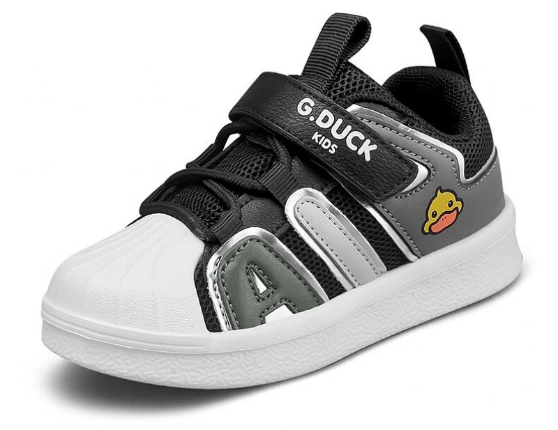Devero Unisex Fashion Sneaker Voor Kinderen - Zwart