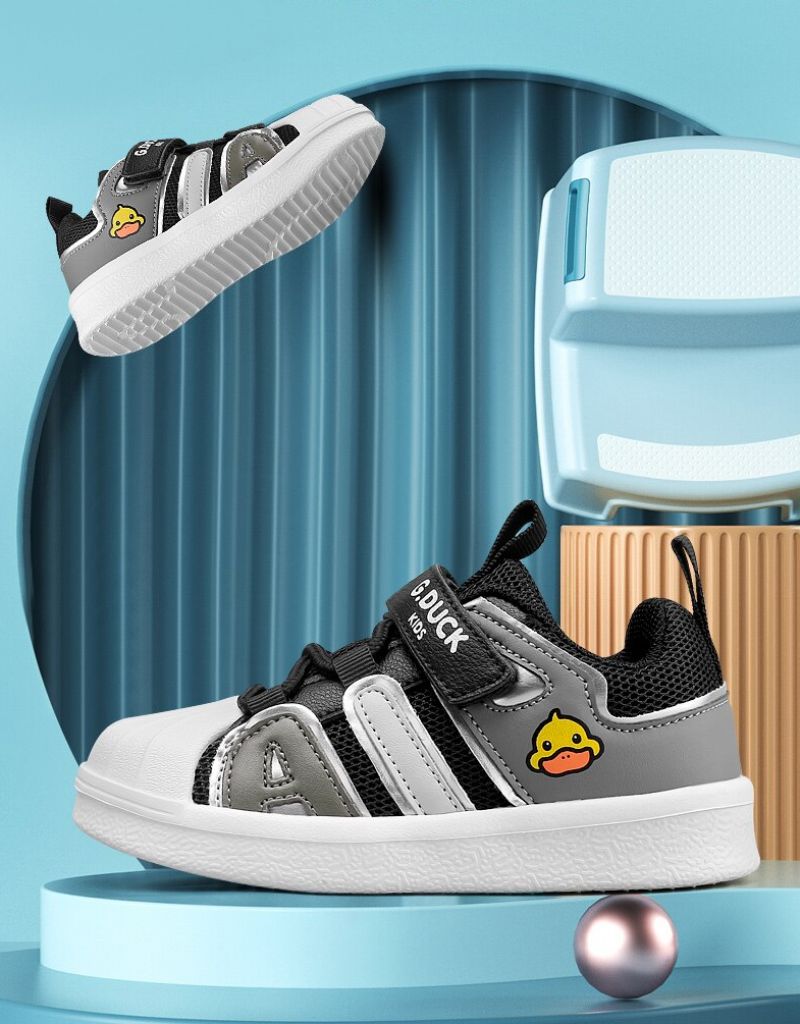 Devero Unisex Fashion Sneaker Voor Kinderen - Zwart