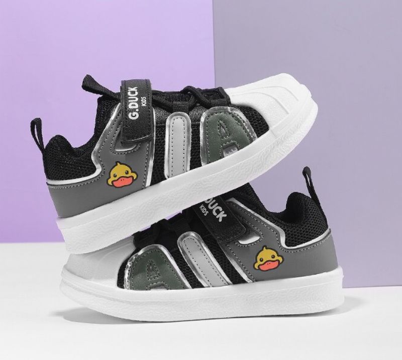 Devero Unisex Fashion Sneaker Voor Kinderen - Zwart