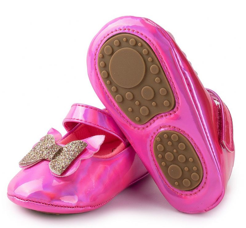 Deyna Baby Meisjes Platte Schoenen - Zilver