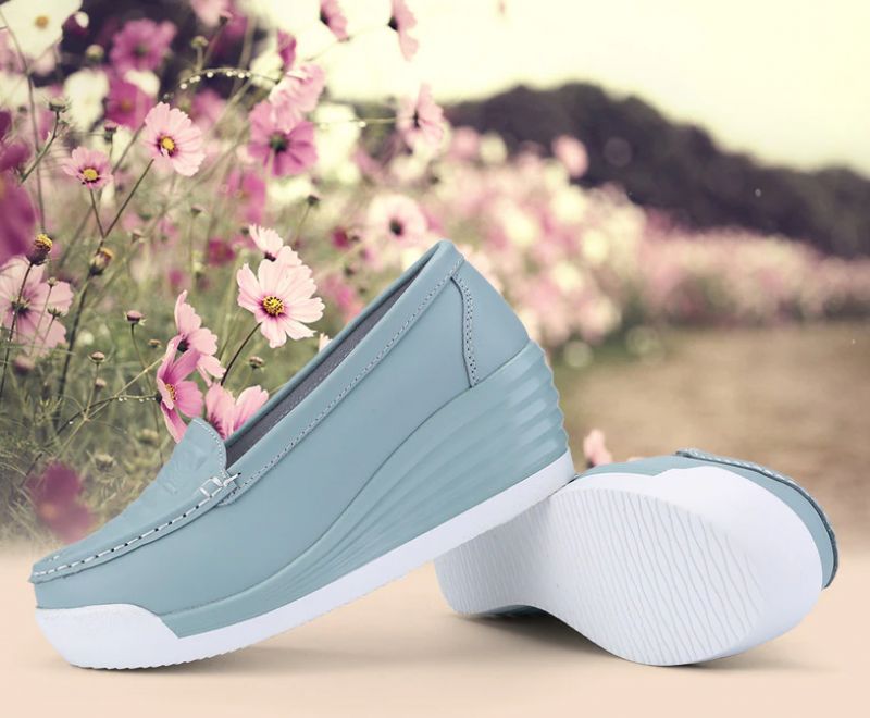 Diana Dames Platform - Wit
