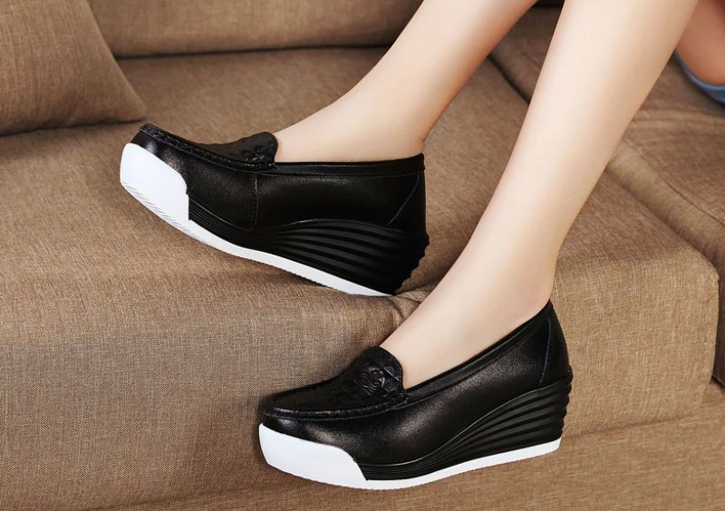 Diana Dames Platform - Wit