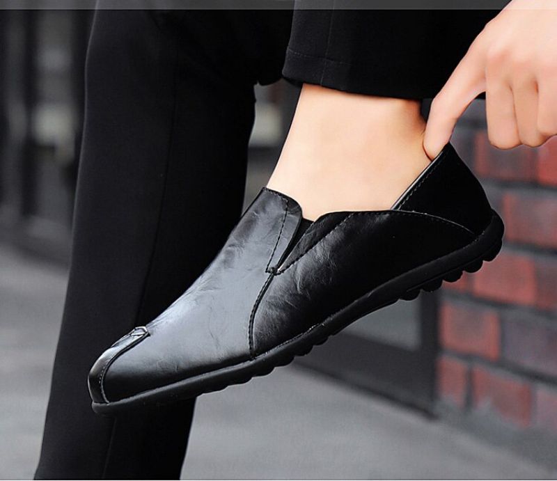 Dibu Heren Loafers Casual Schoenen - Geel