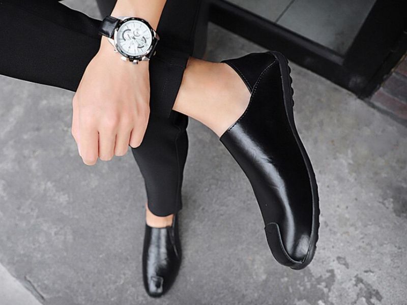Dibu Heren Loafers Casual Schoenen - Geel