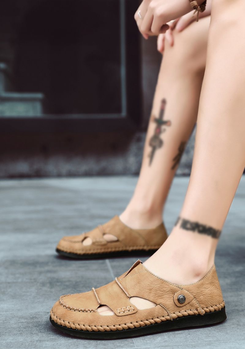 Didier Heren Loafers Casual Schoenen - Kaki