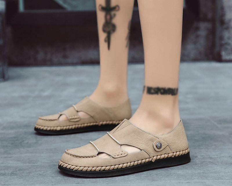 Didier Heren Loafers Casual Schoenen - Kaki