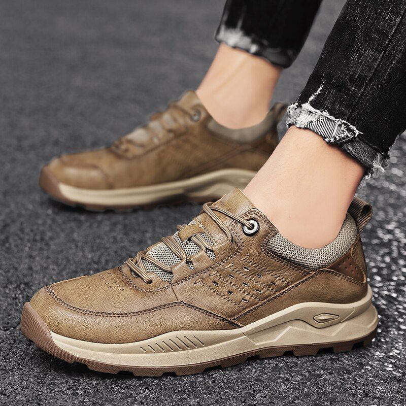Dil Heren Classic Sneakers - Kaki