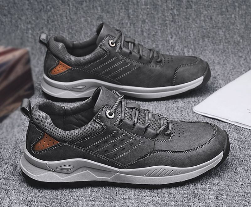 Dil Heren Classic Sneakers - Kaki