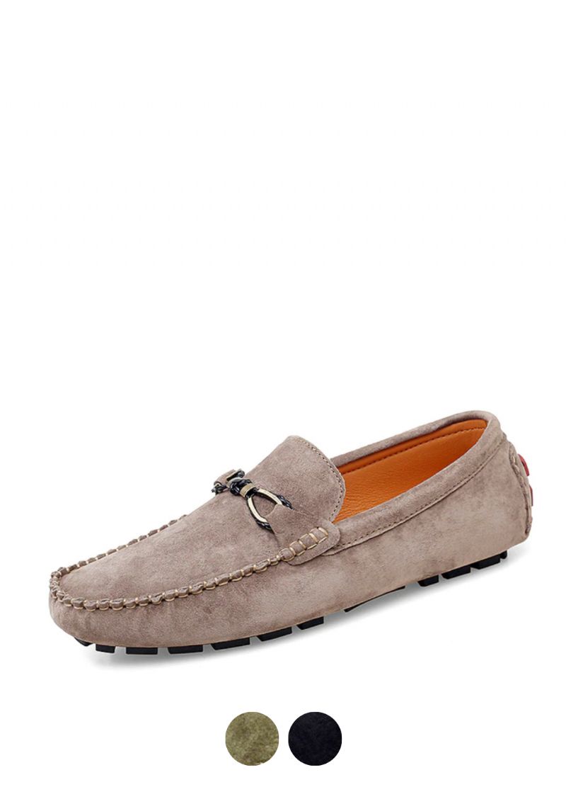 Diler Heren Loafers Suède Schoenen