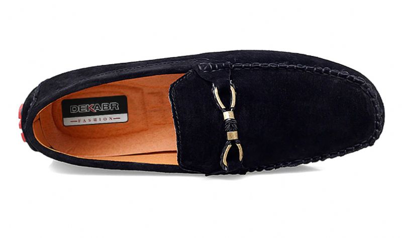 Diler Heren Loafers Suède Schoenen - Khaki