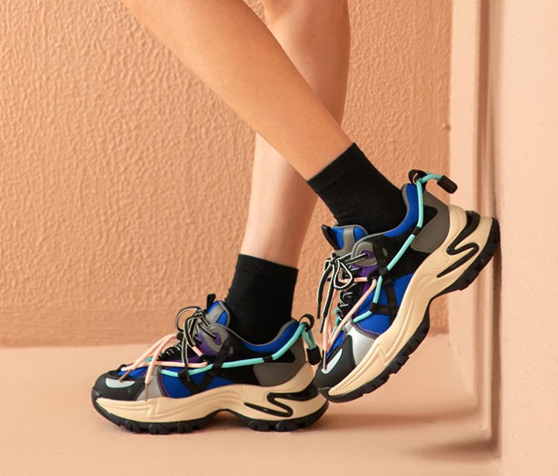 Dillon Dames Sneaker - Zwart